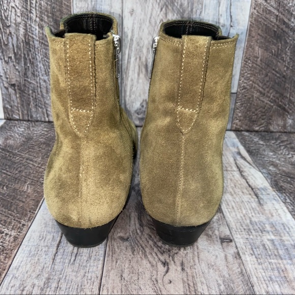 Isabel Marant Etoile Taupe Suede Booties - Picture 4 of 11